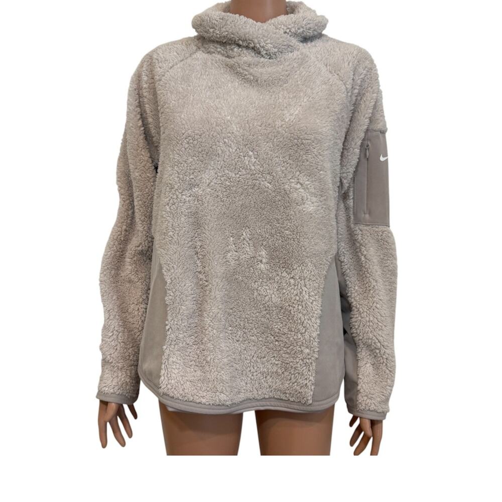 Nike large high neck sherpa sweater pullover SP 3665